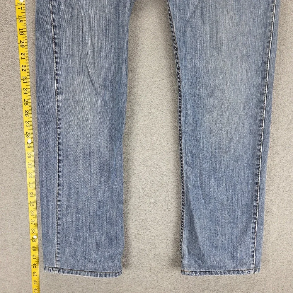 VTG Levis Engineered Jeans Mens Blue Two Horse Zip Fly Medium Wash Fits 32x30